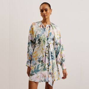 Ted Baker Amasya Mini Wrap Dress Ivory